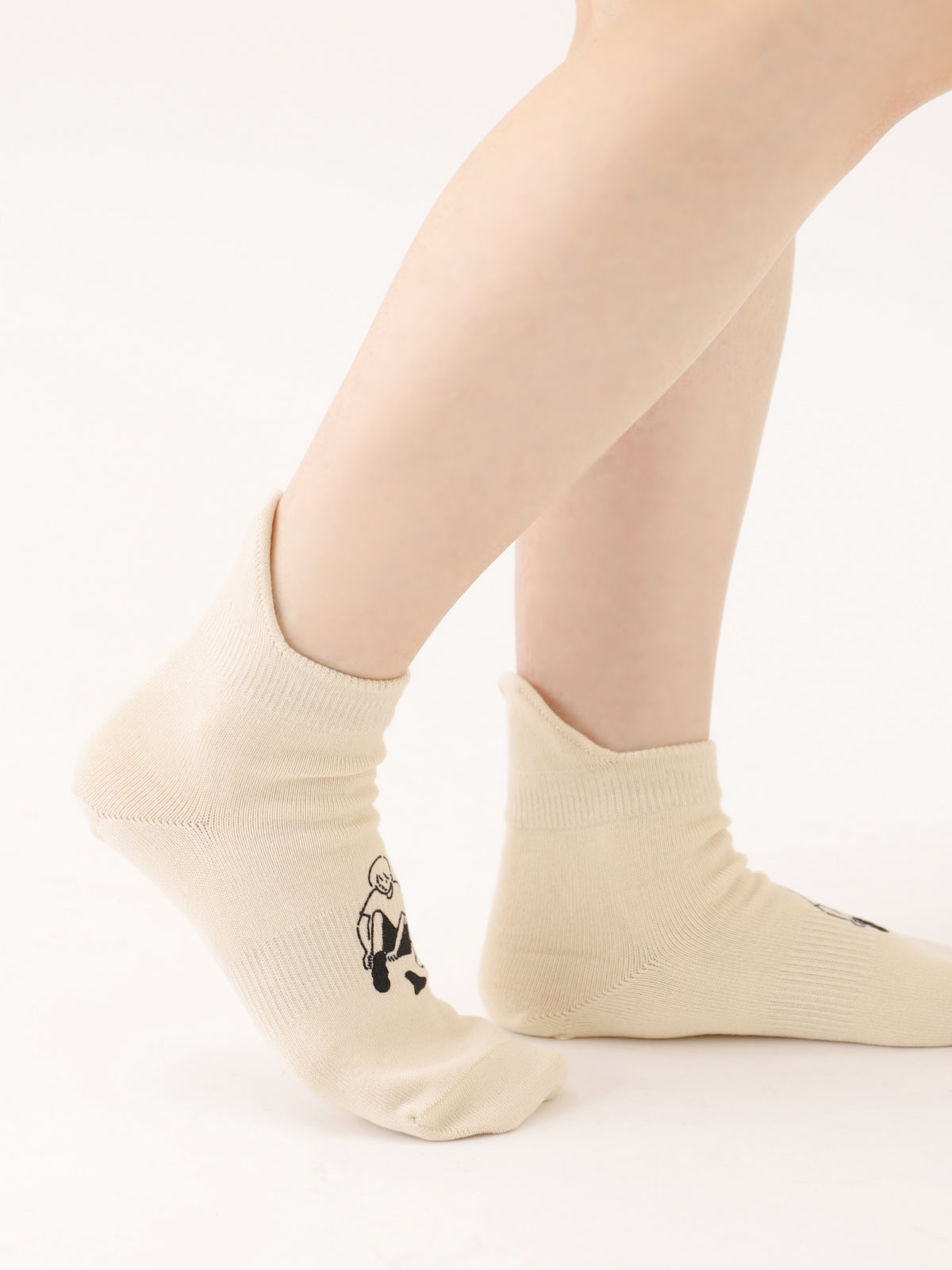 【長場雄×NAIGAI×Tabio】 SOCK SUN片手で履けるくつした - ムセンショク キナリ