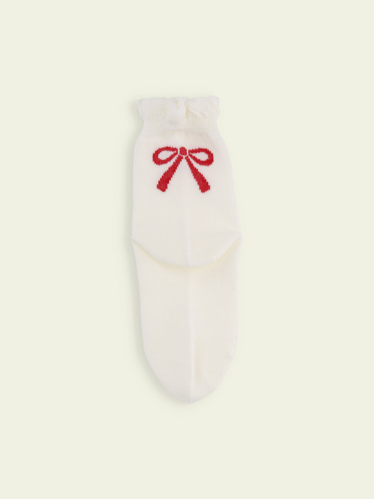 【3足1,485円】キッズ フリルりぼんショートソックス / 16-18cm