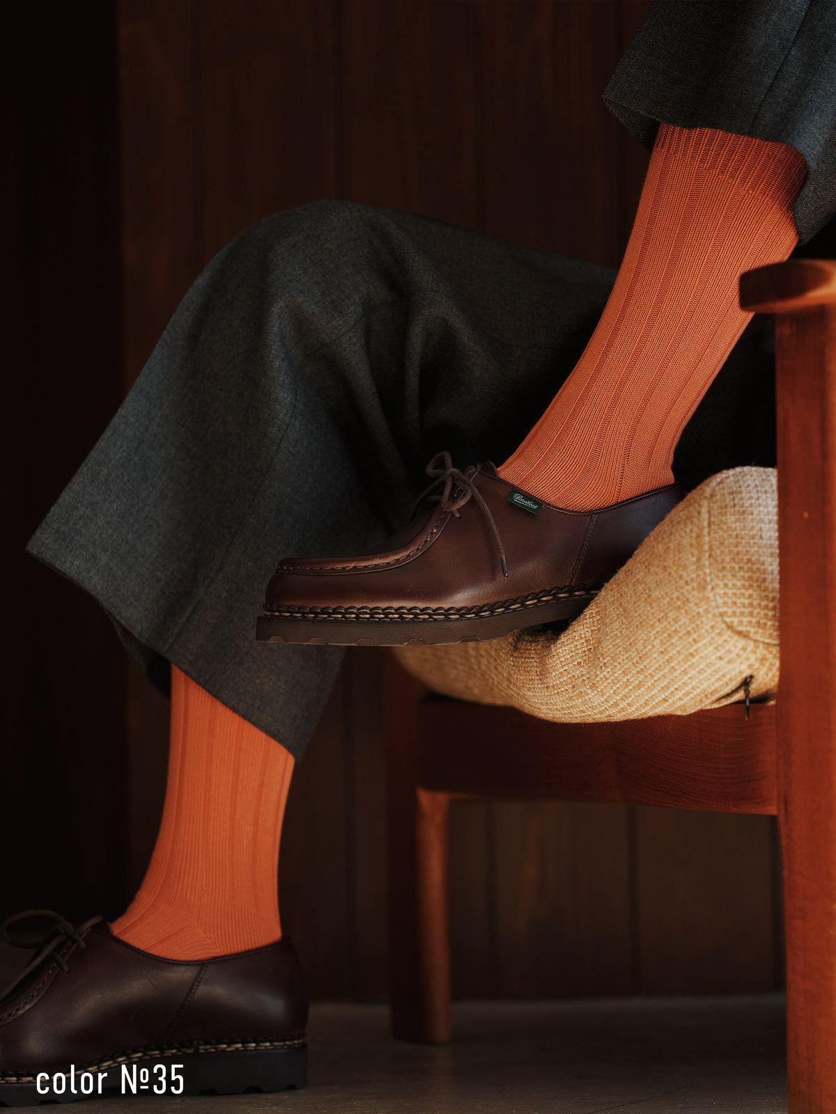 【WEB限定】TABIO'S COTTON 太リブレギュラーソックス / 25.0-27.0cm