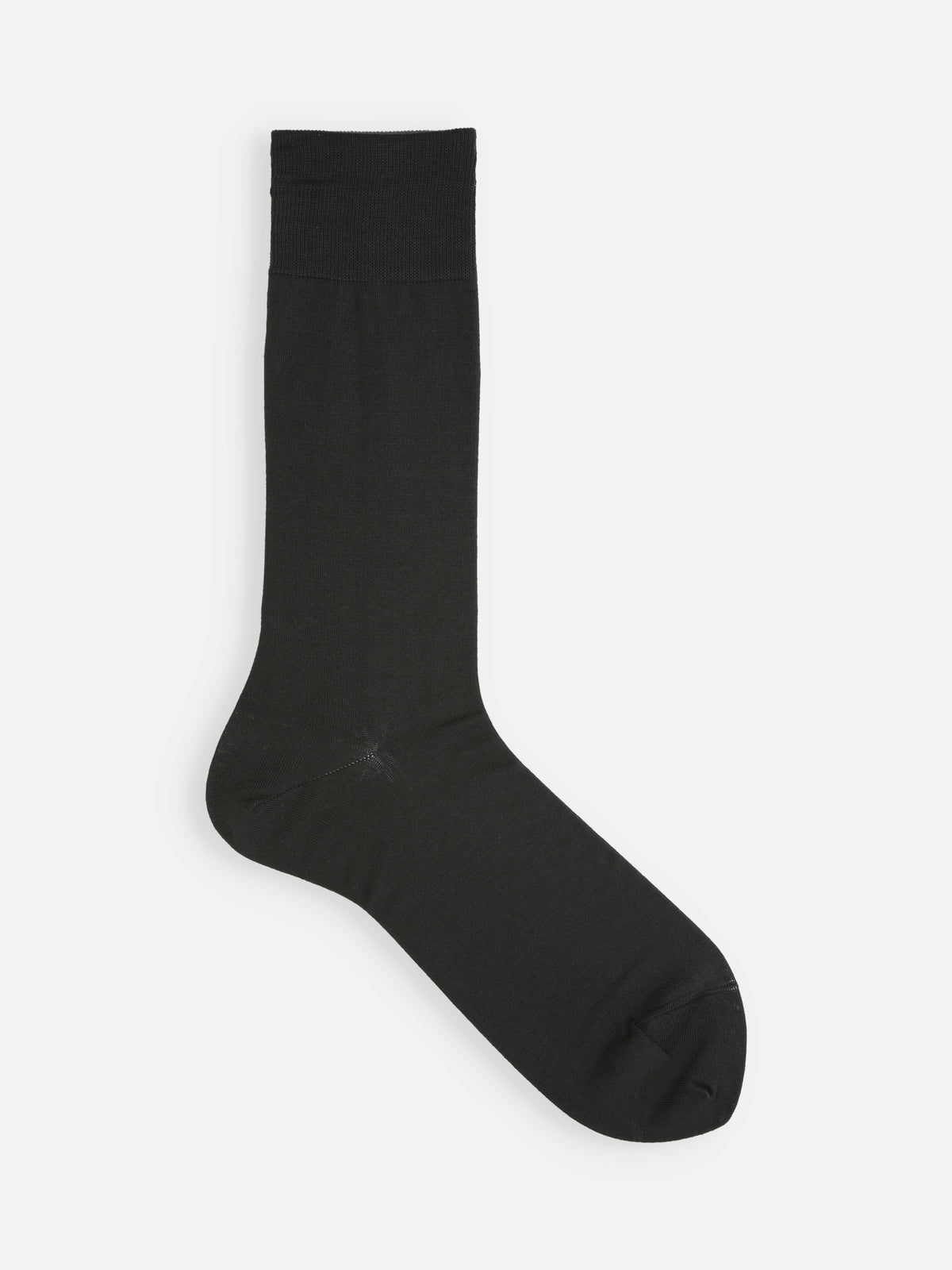 【Tabio MEN】【定番】コットン無地ソックス(27.0～29.0cm) - チャコール