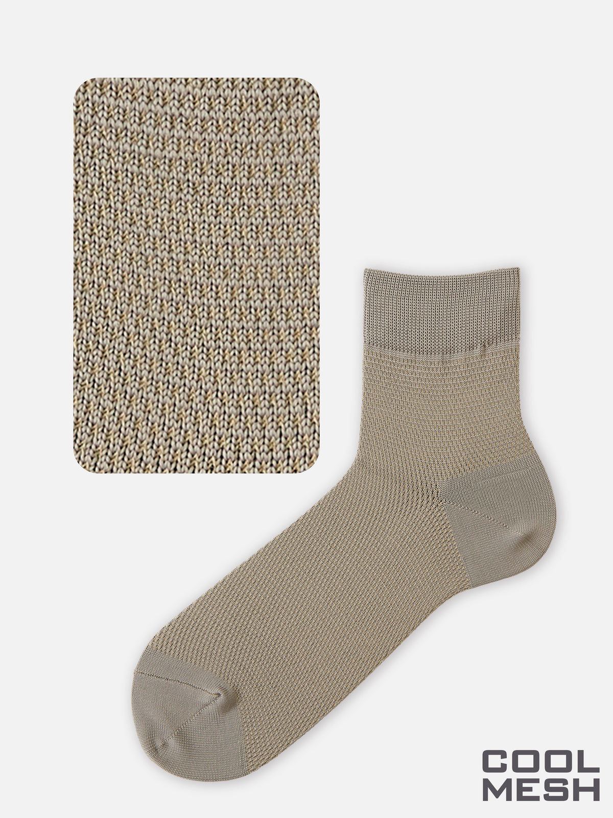 【Tabio MEN】消臭＋COOLMESHショート丈ソックス