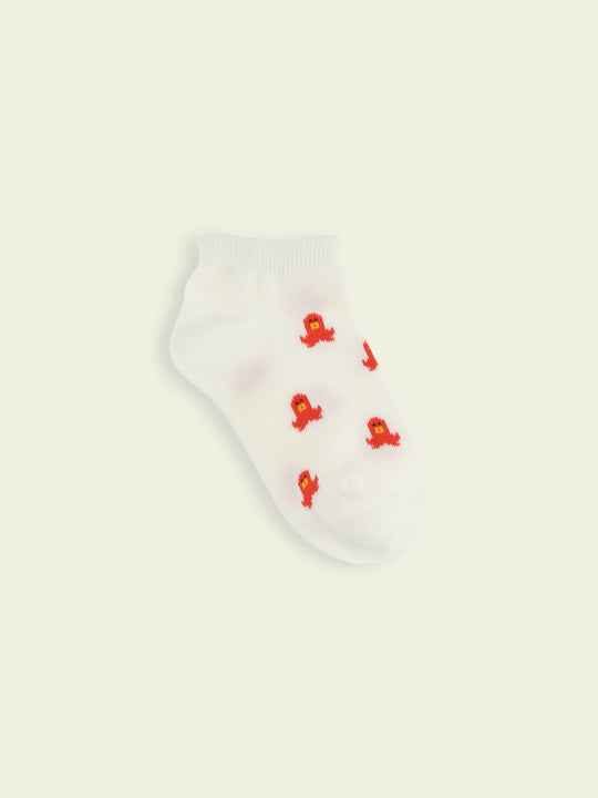 【3足1,485円】キッズ お弁当柄スニーカー丈ソックス / 19-21cm