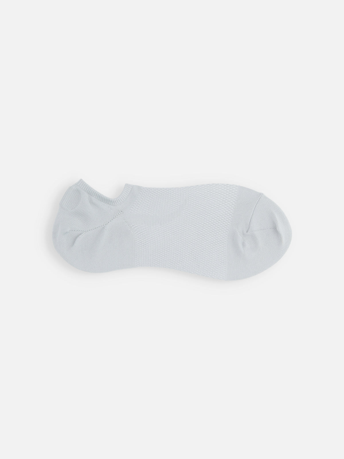 【Tabio MEN】GOODFOOT/消臭＋メッシュスニーカーINカバーソックス - シルバーグレー