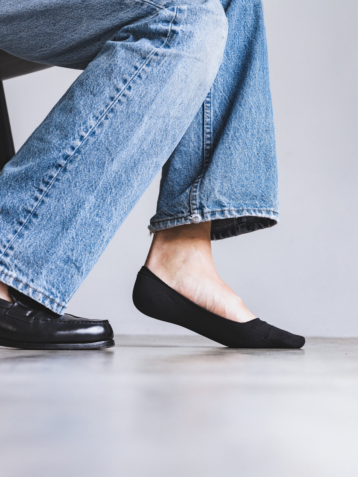 【Tabio MEN】GOODFOOT/超浅履き 脱げにくいカバーソックス(27.0～29.0cm)