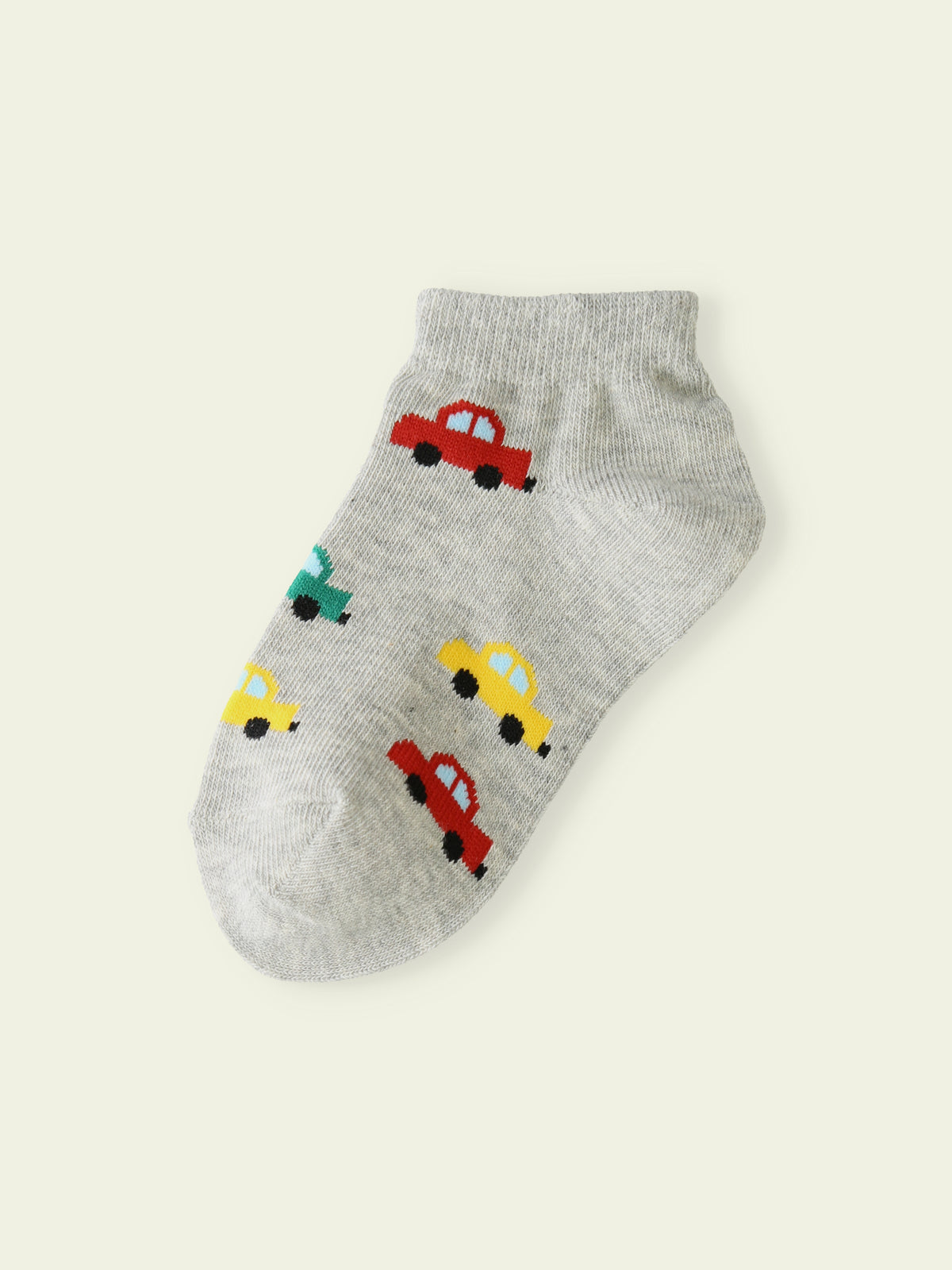 【3足1,485円】キッズ カラフルくるまスニーカー丈ソックス / 16-18cm