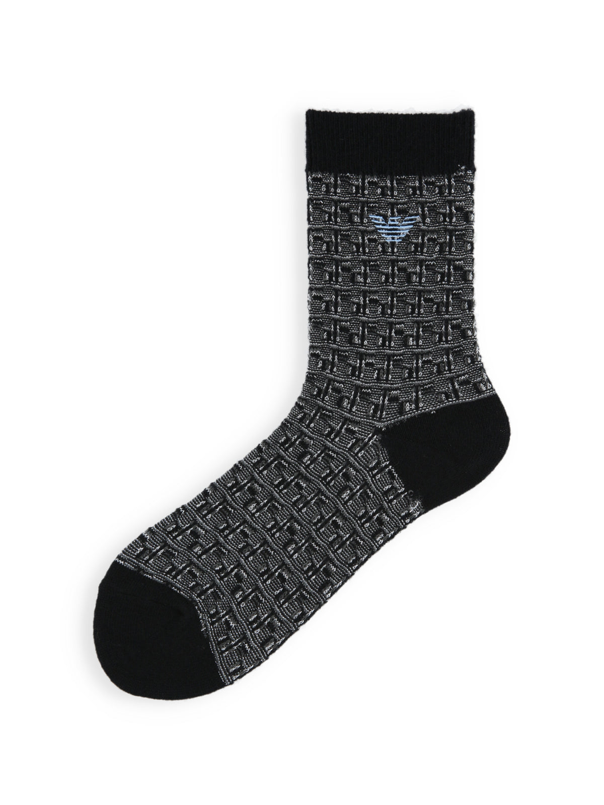 【EMPORIO ARMANI】イーグル刺繍ツイード風ソックス