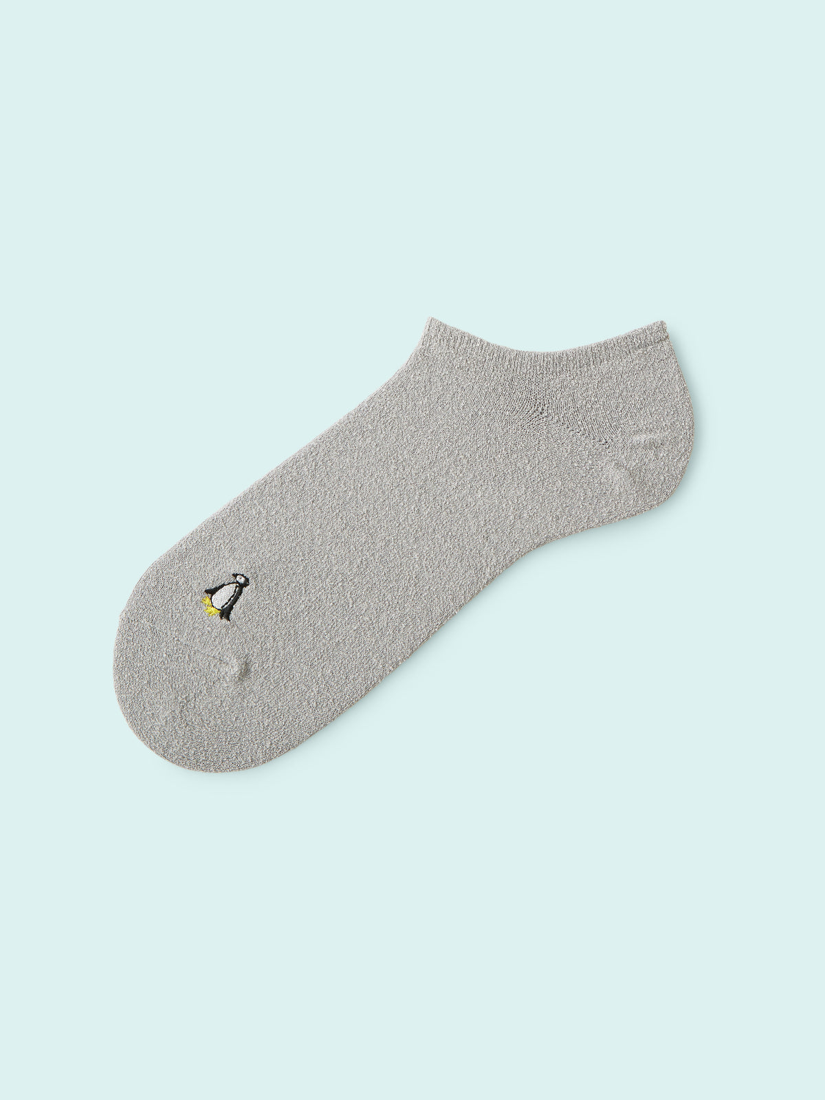 【3足1,485円】メンズ ブークレ刺繍スニーカー丈ソックス