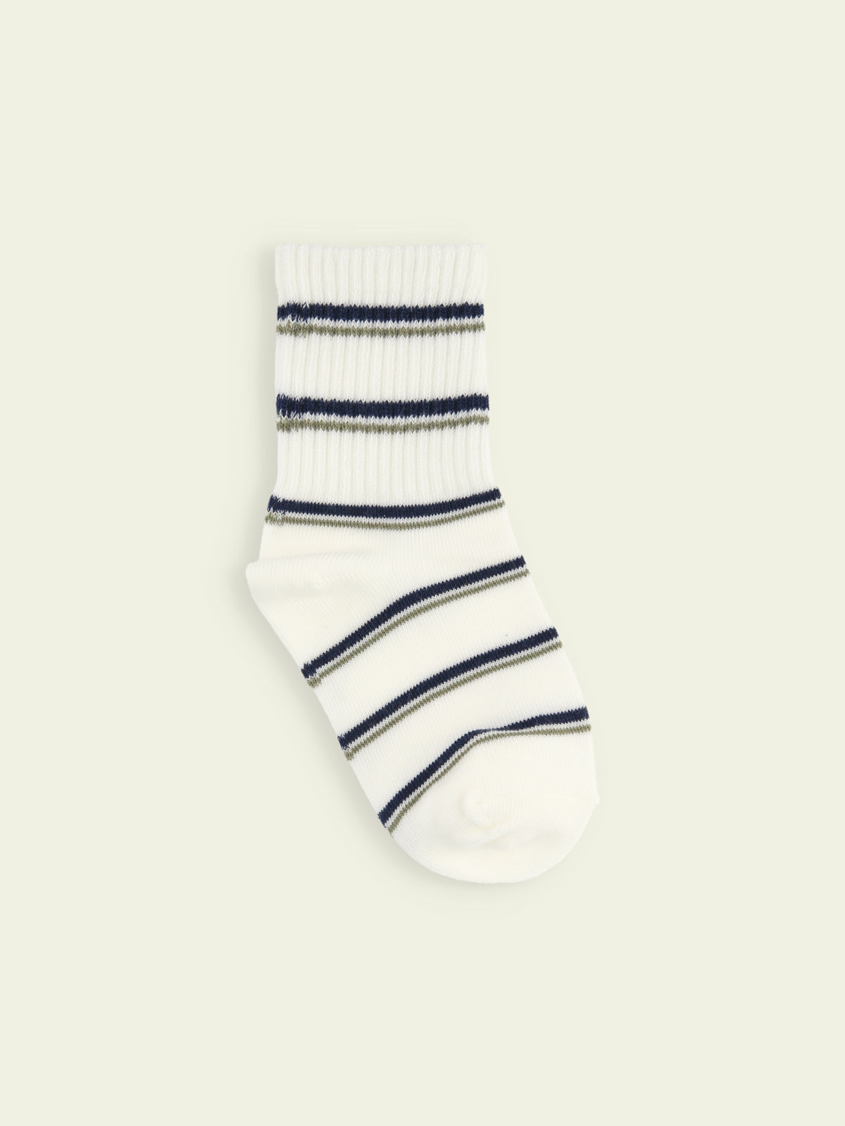 【3足1,485円】キッズ アメリブマルチボーダーショートソックス / 16-18cm