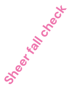 Sheer fall check