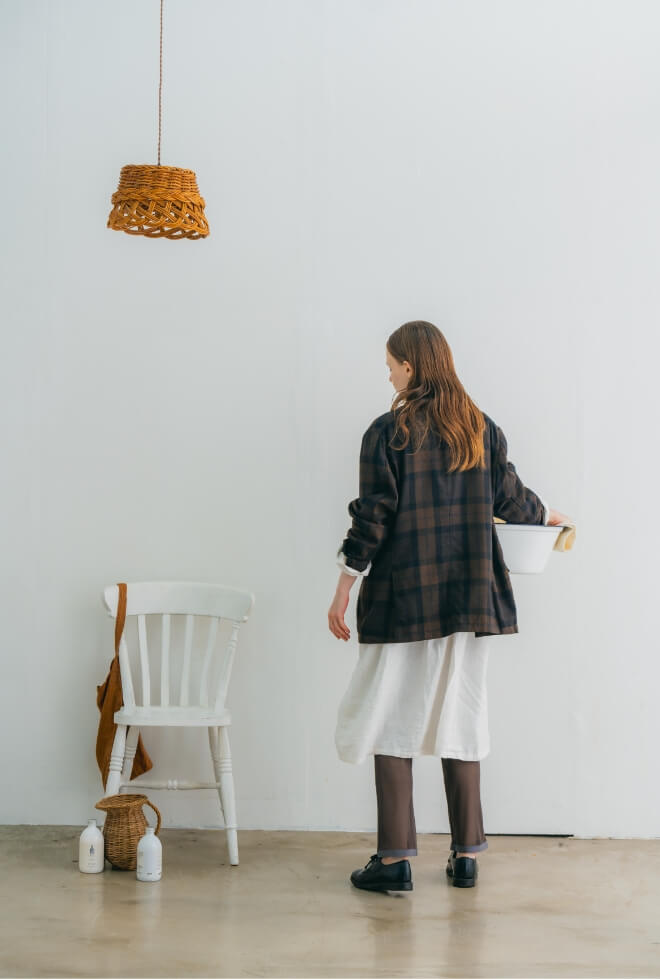 White autumn dress