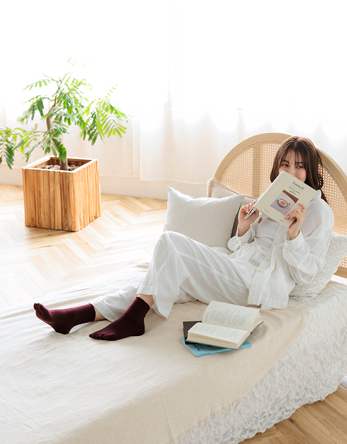 WOOL FIVE-TOE SOCKS 光電子×ウール 五本指ソックス