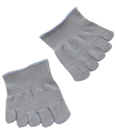 WOOL FIVE-TOE HALF SOCKS