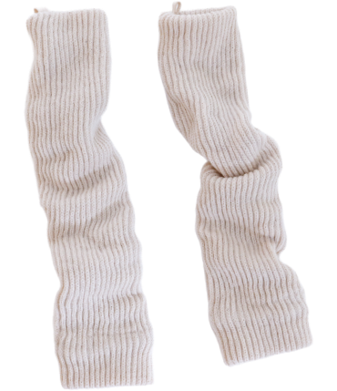 RIBBED LEG WARMERS