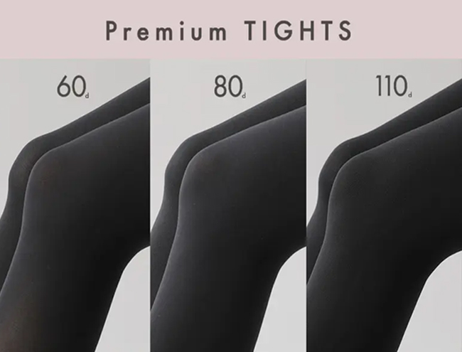 Premium TIGHTS デニール比較表