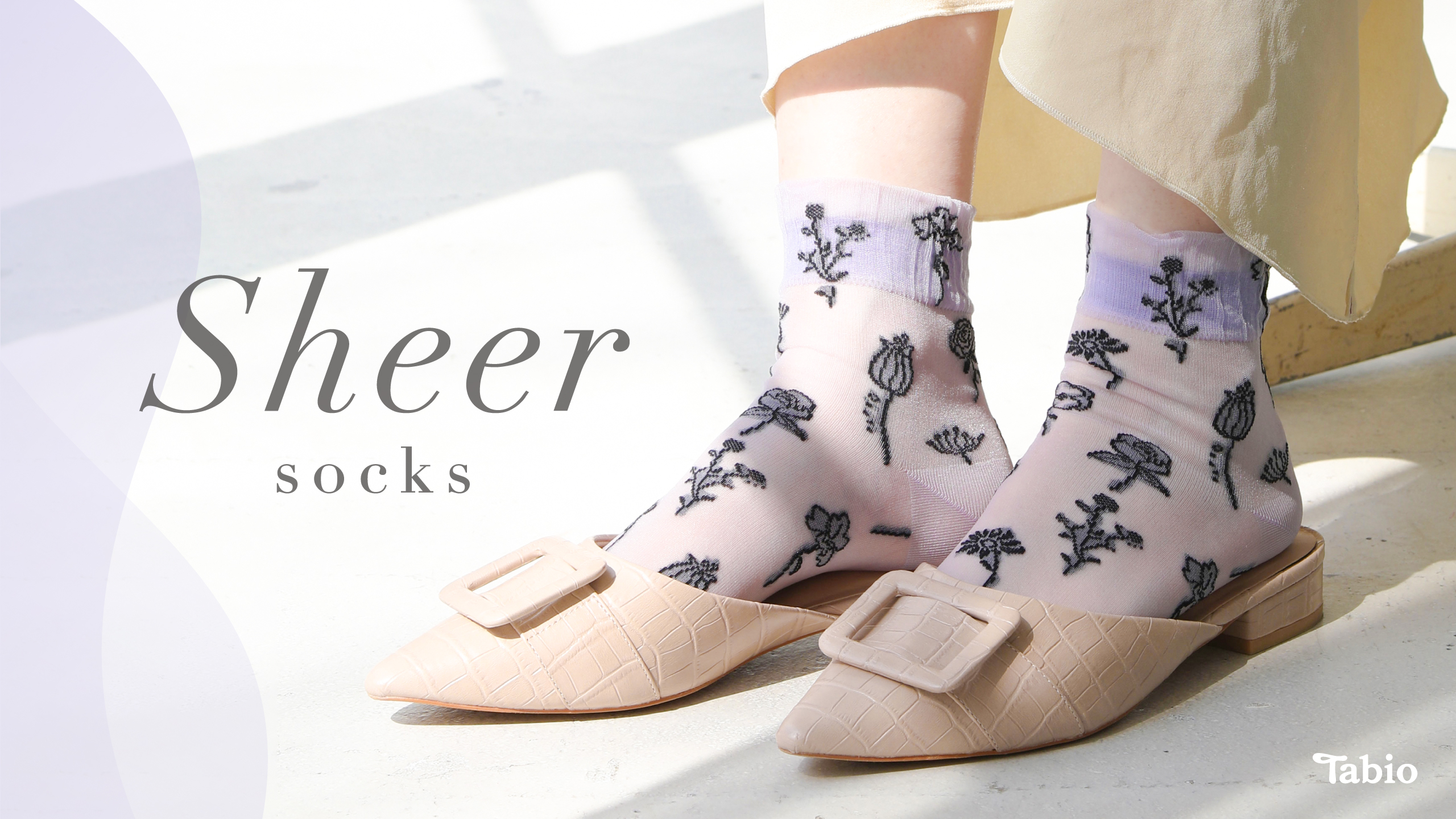 Sheer Socks | 靴下屋公式通販 Tabio オンラインストア