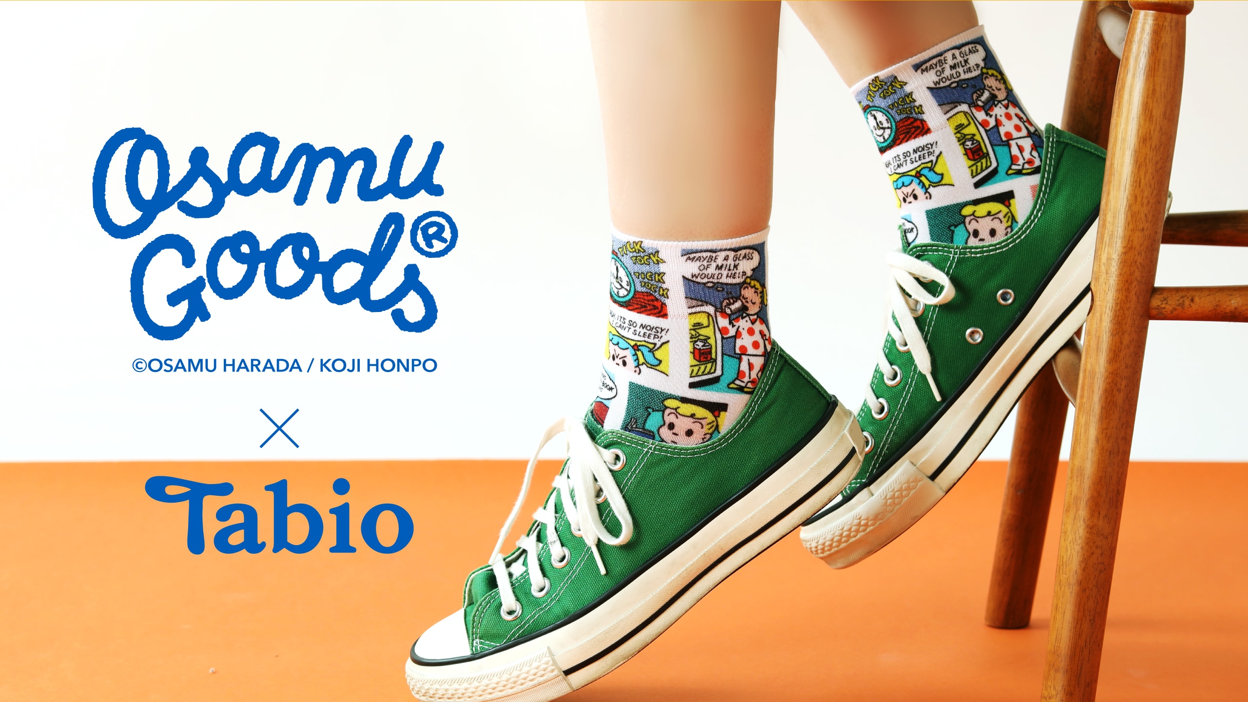 OSAMUGOODS® × Tabio | 靴下屋公式通販 Tabio オンラインストア