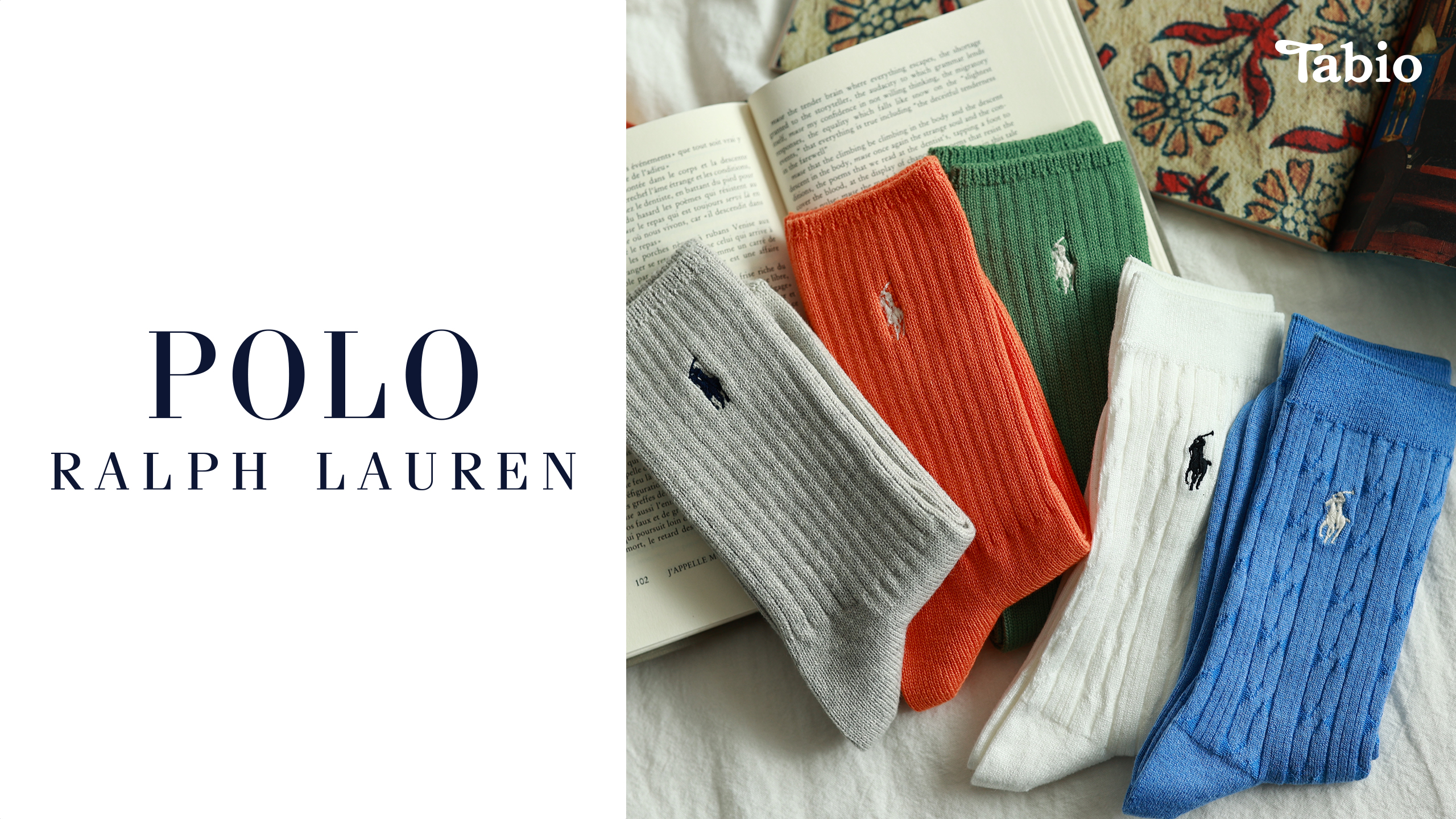 Tabioがセレクトした【POLO RALPHLAUREN】 | 靴下屋公式通販 Tabio