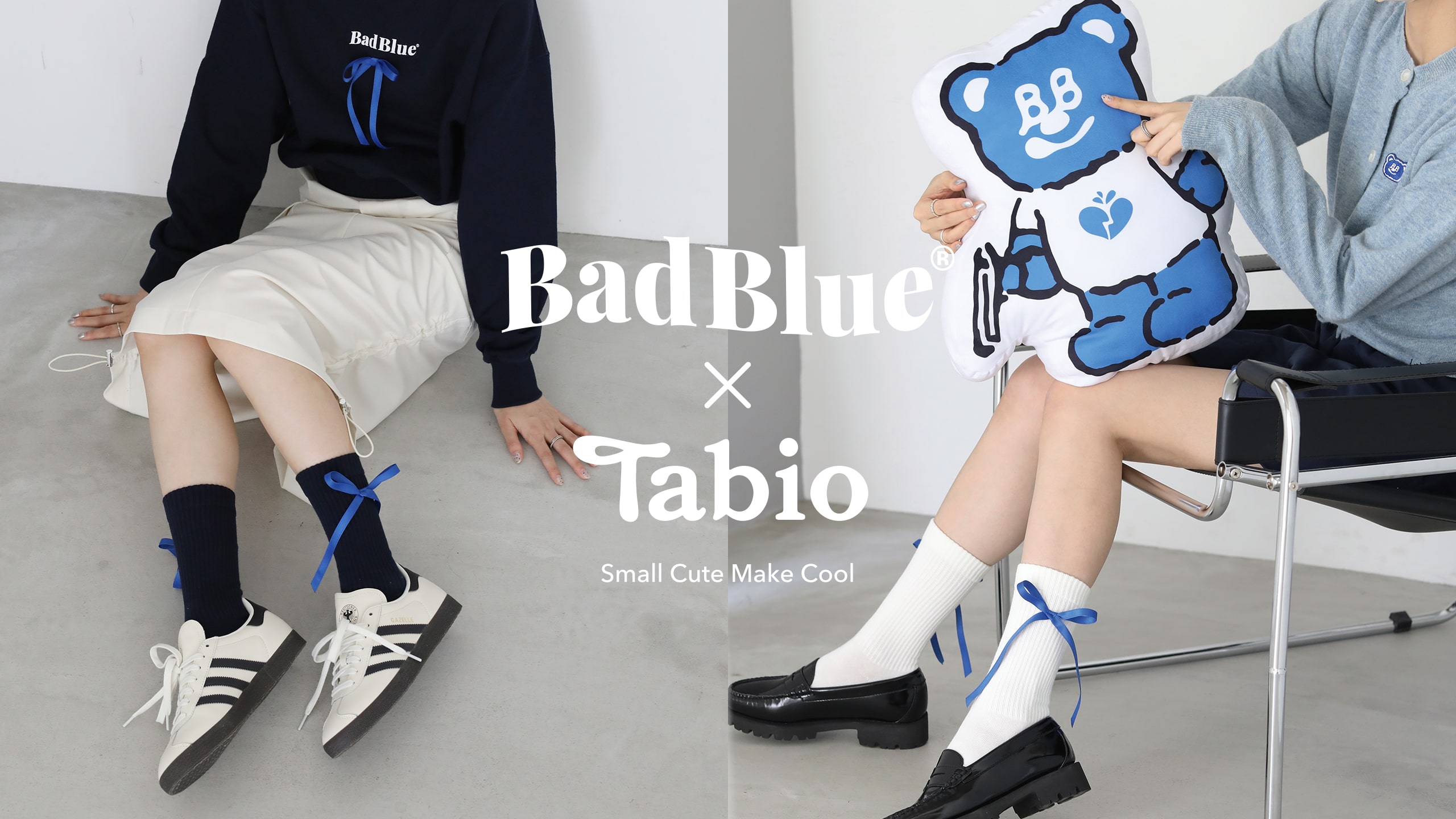 BadBlue×Tabio | 靴下屋公式通販 Tabio オンラインストア