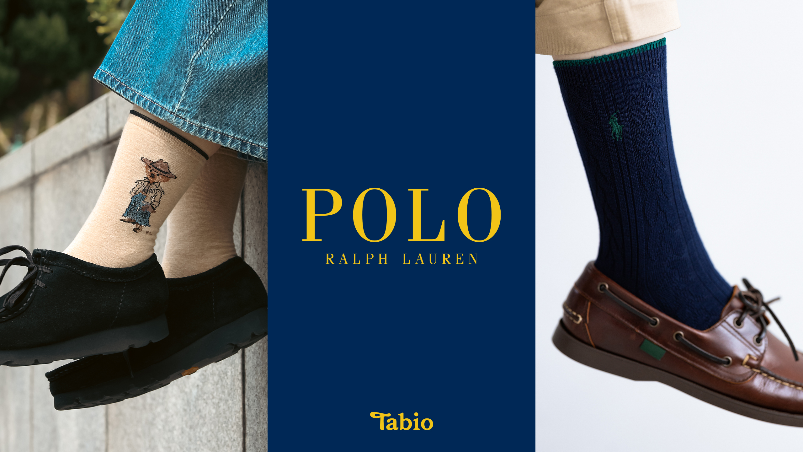 Tabioがセレクトした【POLO RALPH LAUREN】 | 靴下屋公式通販 Tabio オンラインストア